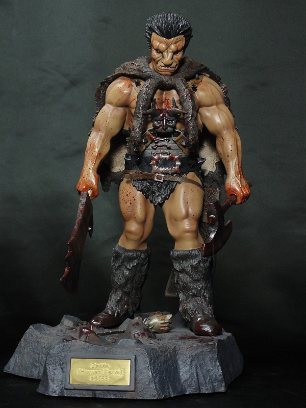 作品展示＜髑髏の騎士 鉄錆彩色＞